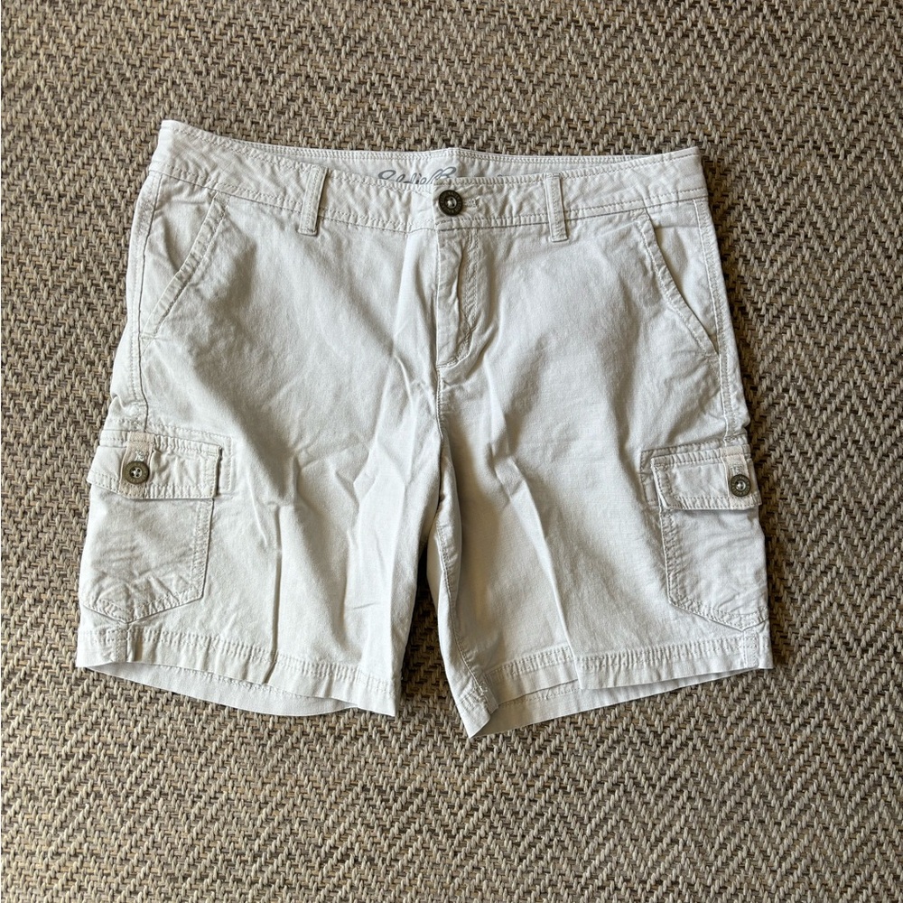 Eddie Bauer Cargo Shorts Womens Petite 8